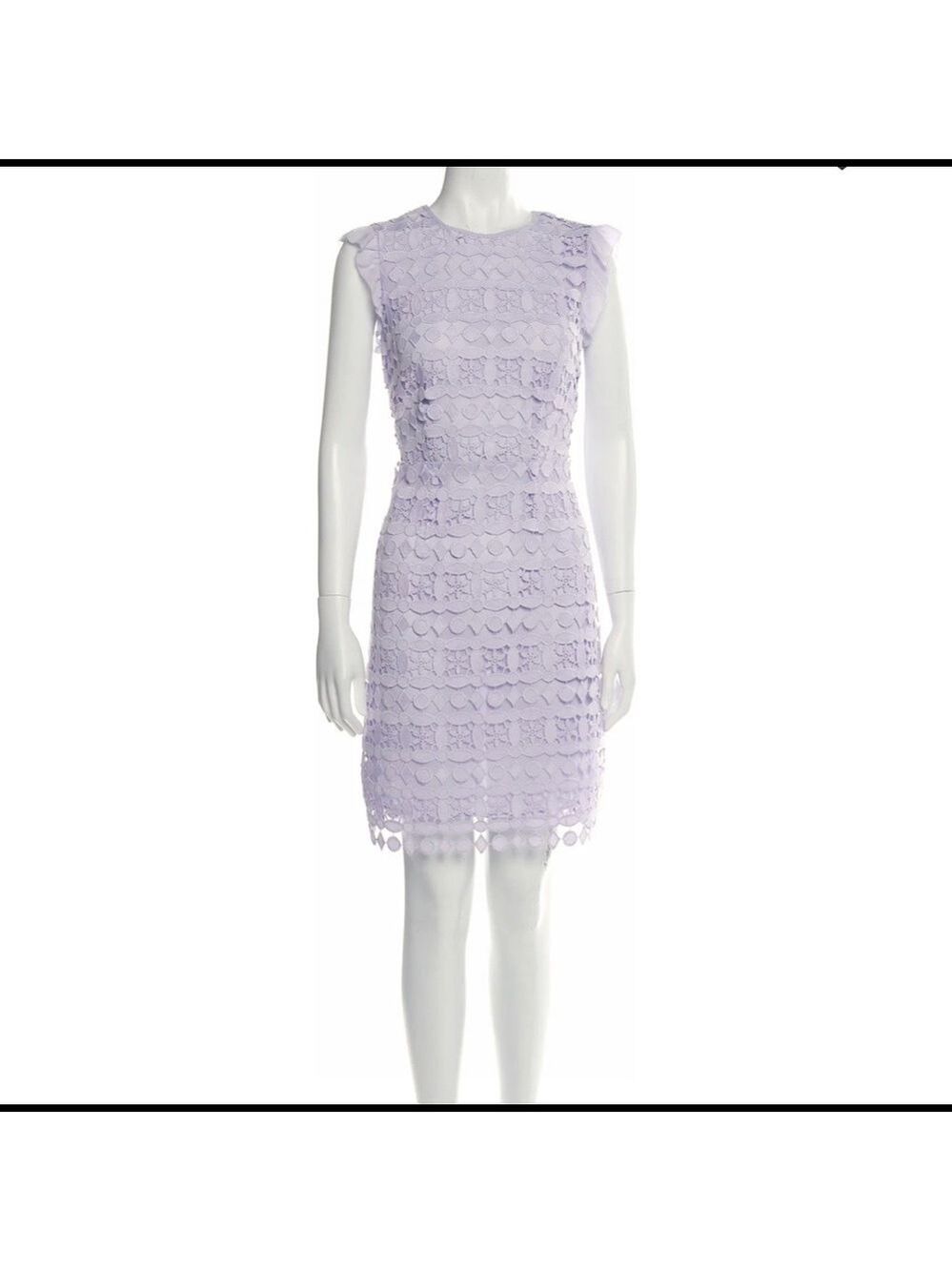 NWT Michael Michael Kors Lilac Lace Mini Dress Size 4